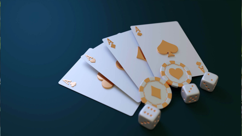 Get good luck at card games with aces