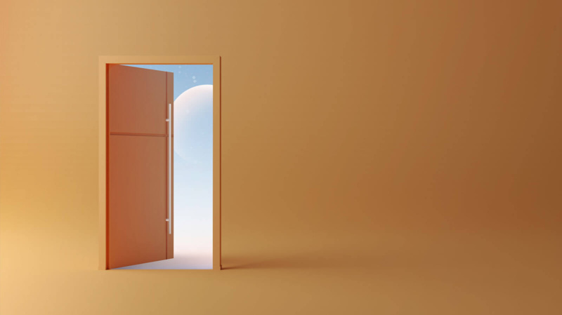 door into the unknown