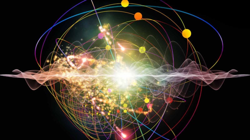 Energy web representing the subconscious mind