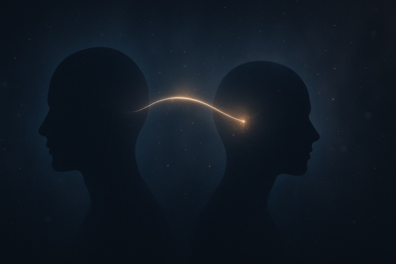 Thoughts connecting two people